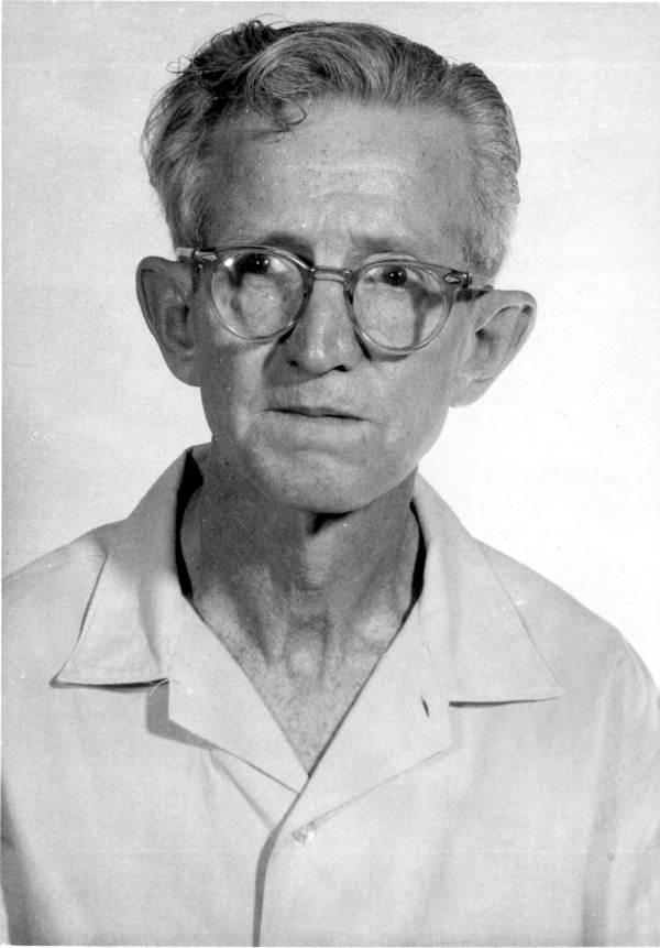 Black-and-white portrait of Clarence Earl Gideon